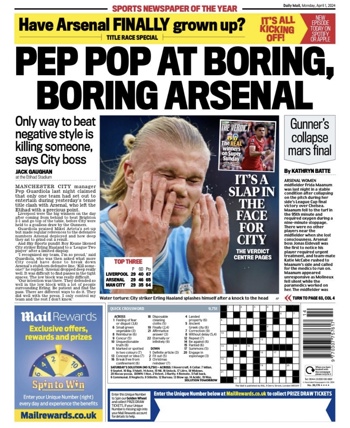 Daily Mail Backpage