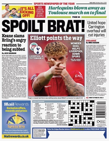 Daily Mail Backpage