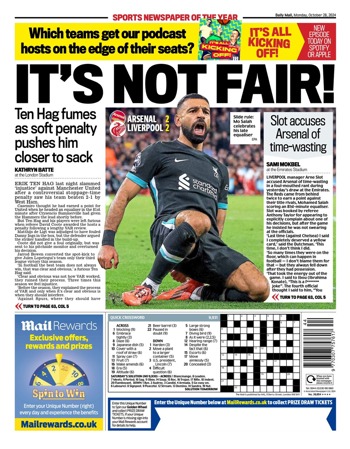 Daily Mail Backpage