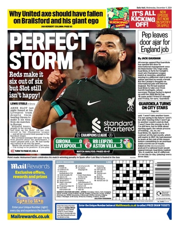 Daily Mail Backpage