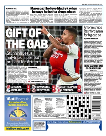 Daily Mail Backpage