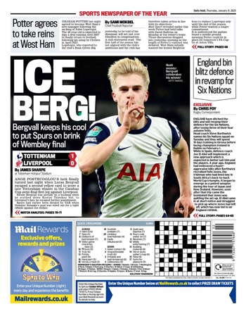 Daily Mail Backpage