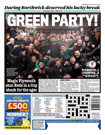 Daily Mail Backpage