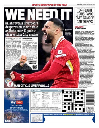 Daily Mail Backpage