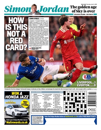 Daily Mail Backpage
