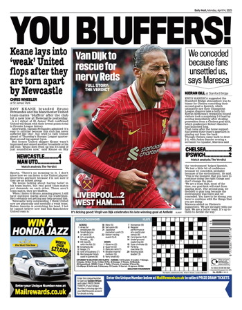 Daily Mail Backpage