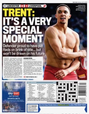 Daily Mail Backpage