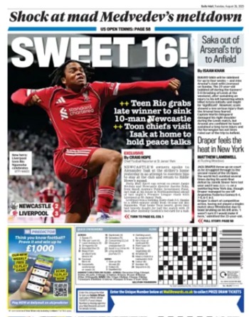 Daily Mail Backpage