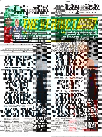 Daily Mail Frontpage