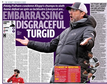 Daily Mail Match Report