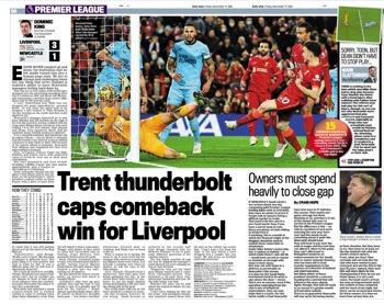 Daily Mail Match Report