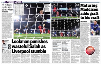 Daily Mail Match Report