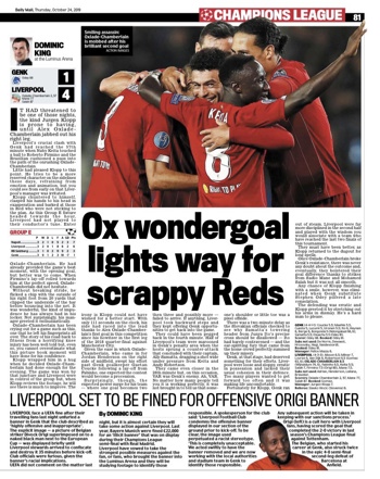 Daily Mail Sports page