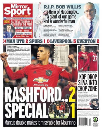 Daily Mirror Backpage