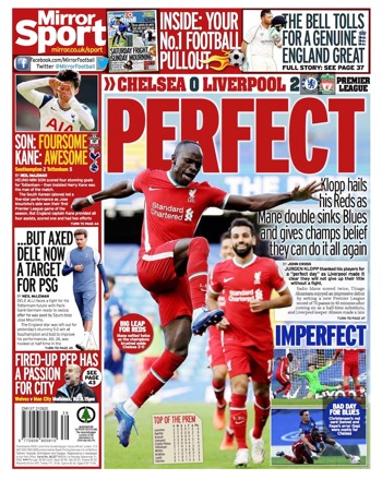 Daily Mirror Backpage