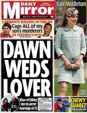 Daily Mirror Backpage