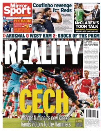 Daily Mirror Backpage