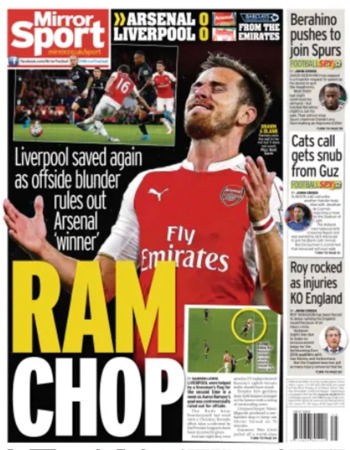 Daily Mirror Backpage