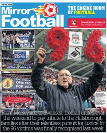 Daily Mirror Backpage