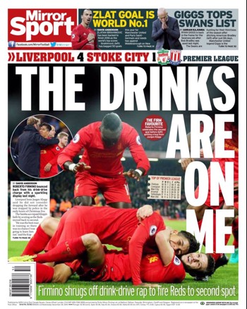 Daily Mirror Backpage