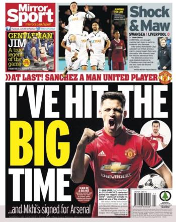 Daily Mirror Backpage