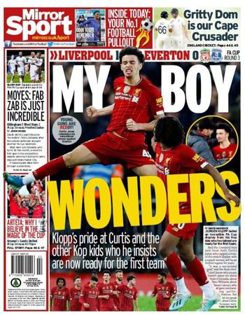 Daily Mirror Backpage