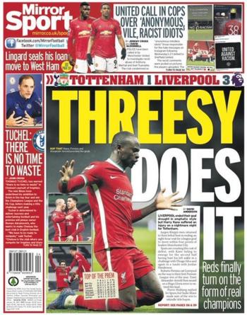 Daily Mirror Backpage