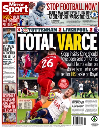 Daily Mirror Backpage