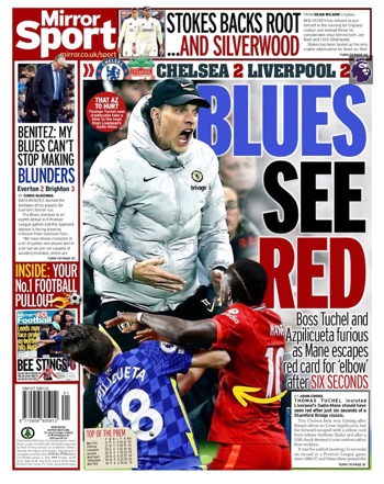 Daily Mirror Backpage