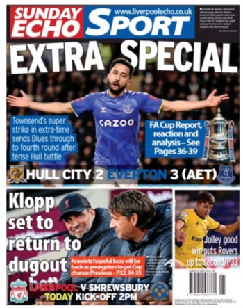 Daily Mirror Backpage