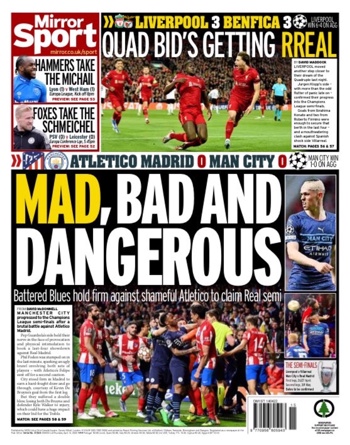 Daily Mirror Backpage