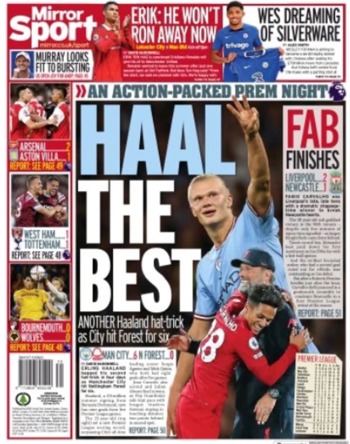 Daily Mirror Backpage