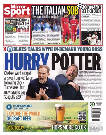 Daily Mirror Backpage
