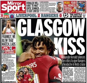 Daily Mirror Backpage