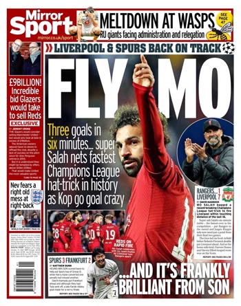 Daily Mirror Backpage