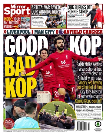 Daily Mirror Backpage