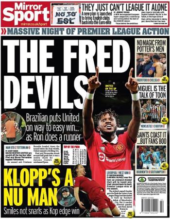 Daily Mirror Backpage