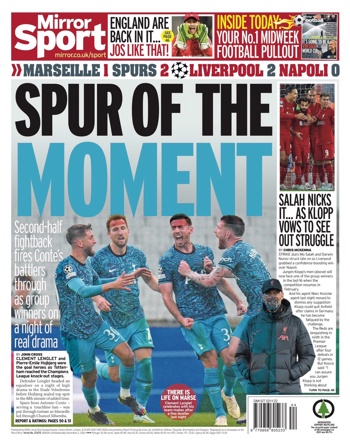 Daily Mirror Backpage