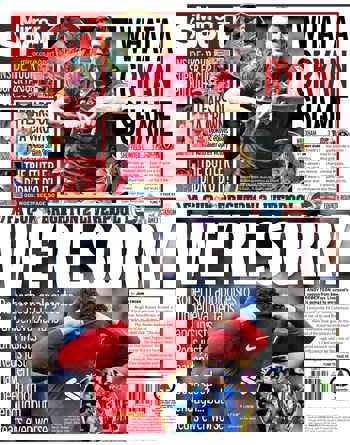 Daily Mirror Backpage