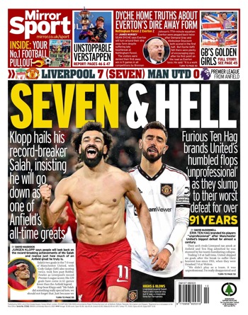 Daily Mirror Backpage