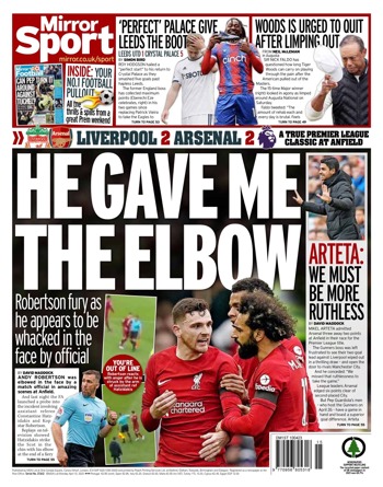 Daily Mirror Backpage