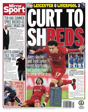 Daily Mirror Backpage