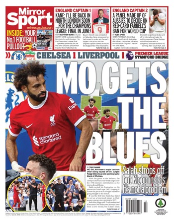 Daily Mirror Backpage