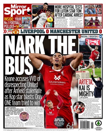 Daily Mirror Backpage