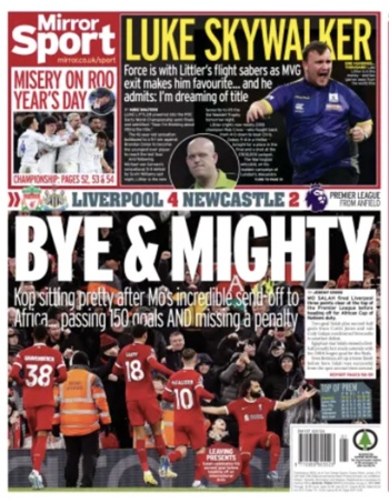 Daily Mirror Backpage