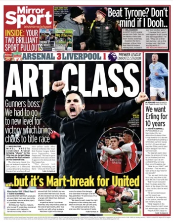 Daily Mirror Backpage