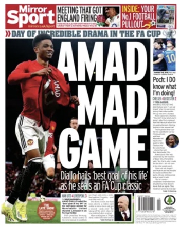 Daily Mirror Backpage