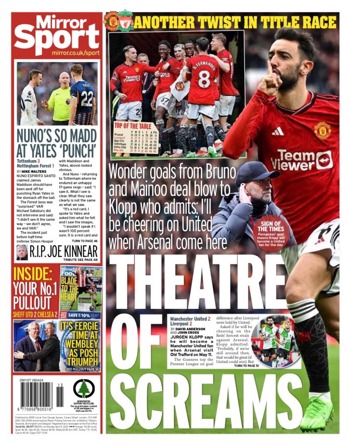Daily Mirror Backpage