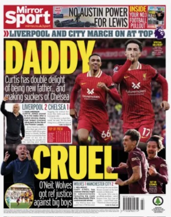 Daily Mirror Backpage