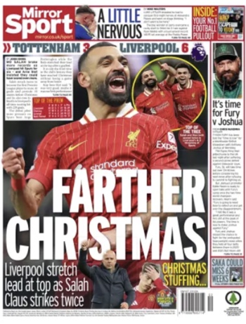 Daily Mirror Backpage